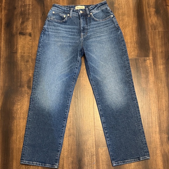 Madewell Curvy 90's Straight Leg Denim Jeans - Picture 1 of 2